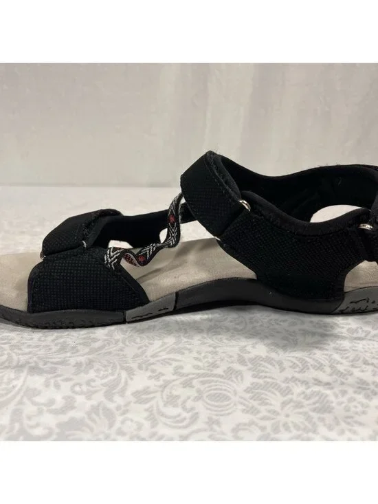 Women’s Size 11 Propet Elon Sport Sandals Straps Aztec Black WSV003P - Picture 7 of 10